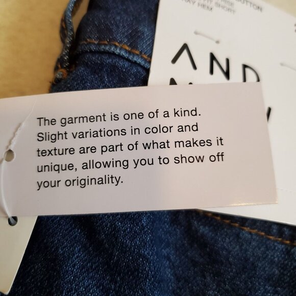 And Now This Denim Shorts NWT Size 22 - Picture 5 of 10